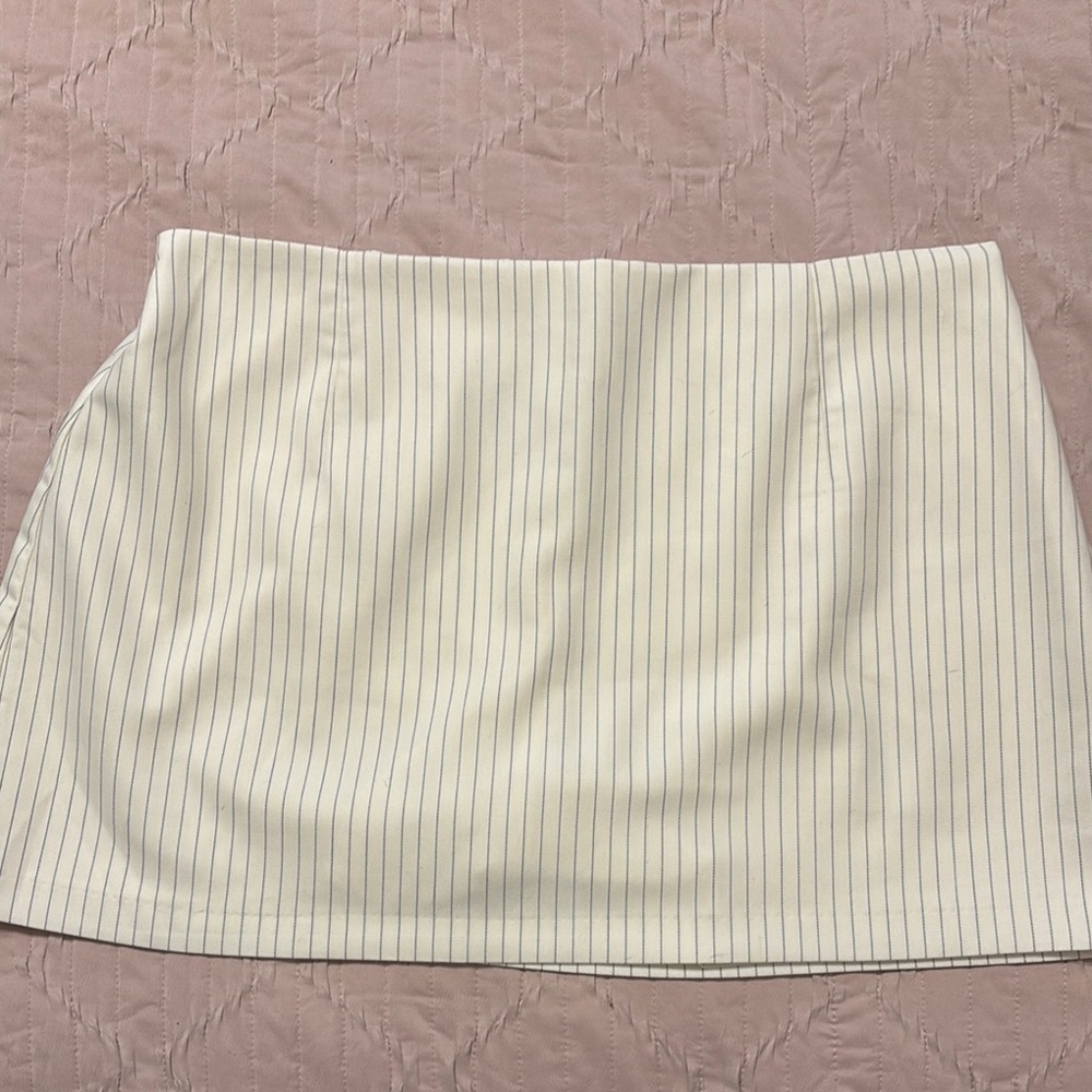 Abercrombie & Fitch Cream Scarlett A-Line Mini Skort Size XL